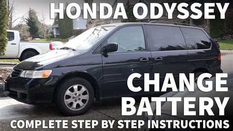 2004 Honda Odyssey battery replacement